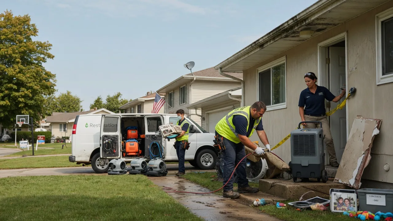 Water Damage Restoration in Ewing, IL near me
